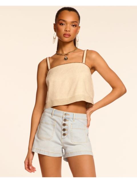 Cindy Denim Mini Short