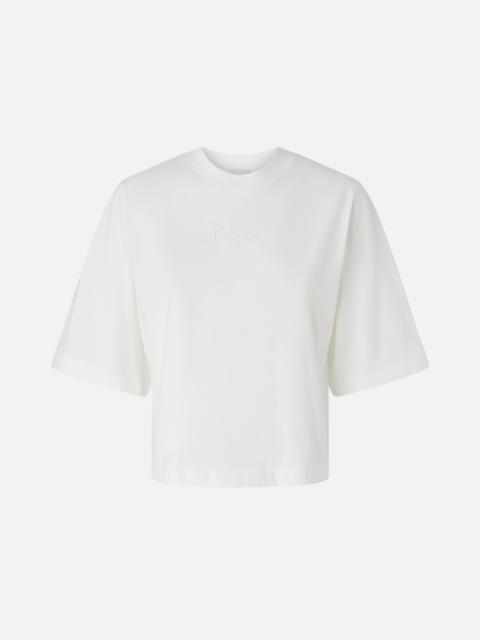 BOXY SWEATER WITH WIDE SHORT SLEEVES