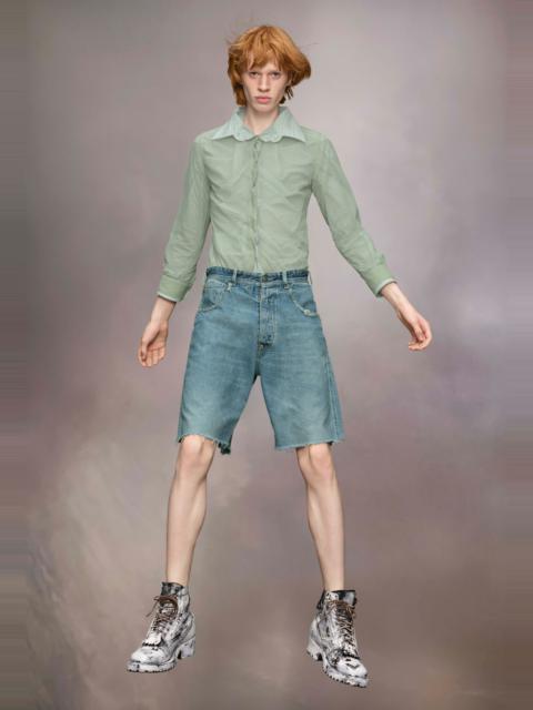 Denim cut-off shorts