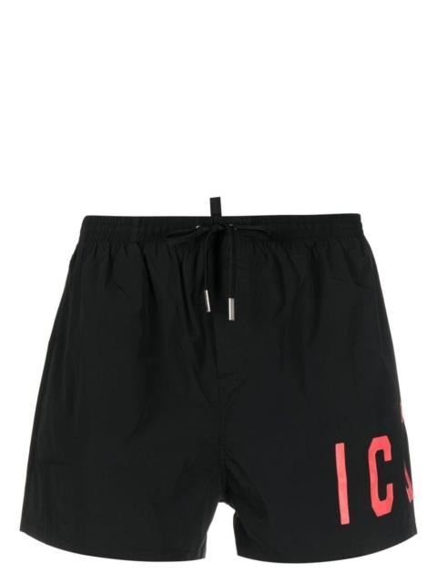 logo-print swim shorts