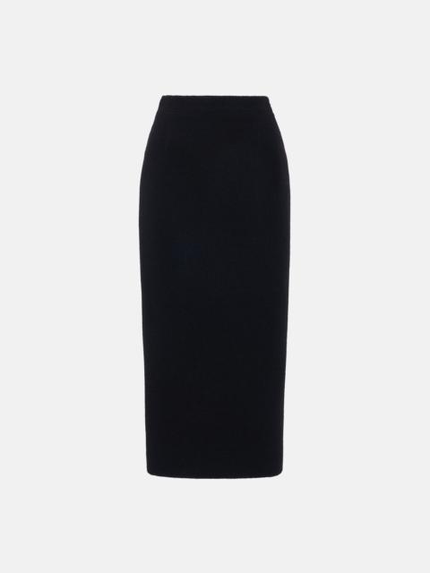 TWEED BOUCLE MIDI SKIRT