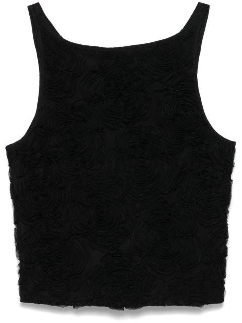 flower mesh top