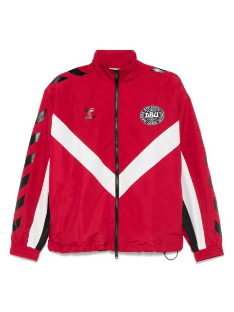 x Hummel x DBU logo-print jacket