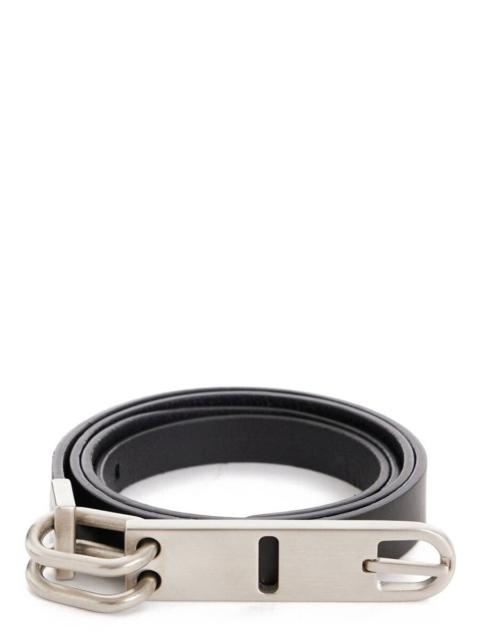 leather buckle belt