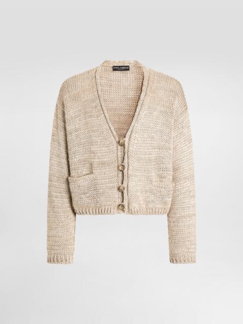 Cotton-linen cardigan
