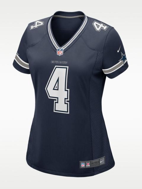 NFL Dallas Cowboys (Dak Prescott) Women's Game Football Jersey