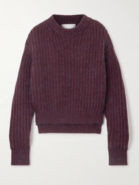 Ribbed Wool-blend Sweater