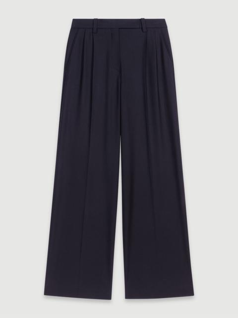 Wide-leg suit trousers