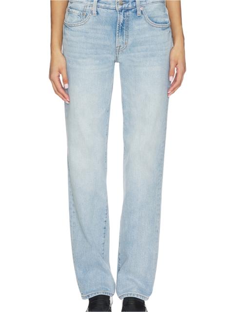 Issa Mid Rise Relaxed Straight Jeans