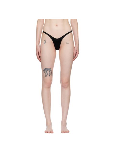 Black Team Bikini Bottoms