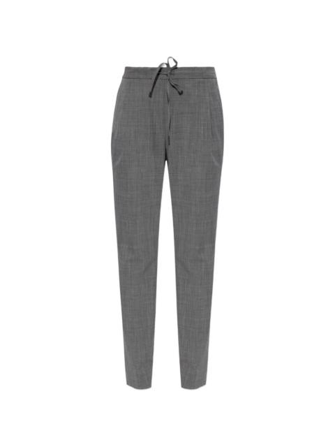 drawstring-fastening trousers