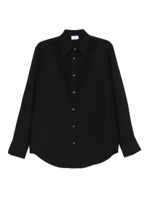lace-detail shirt