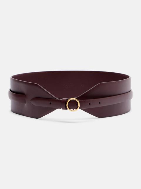 Leather belt