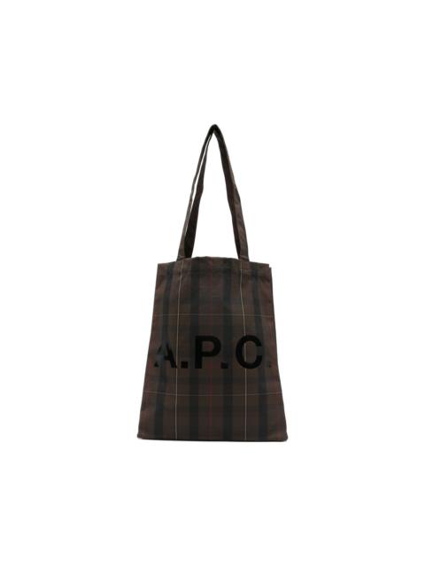 Lou plaid tote bag