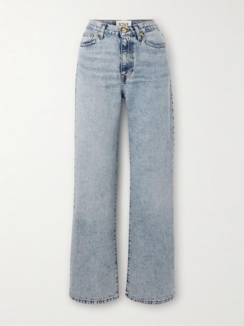 Sofie Recycled Mid-rise Straight-leg Jeans