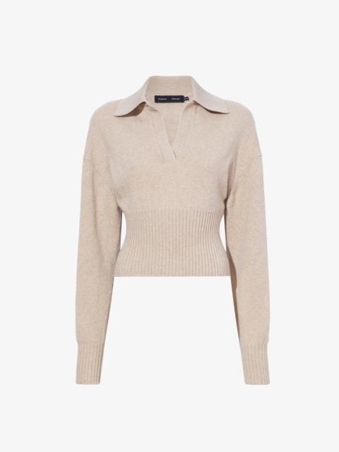 Jeanne Polo Sweater in Eco Cashmere