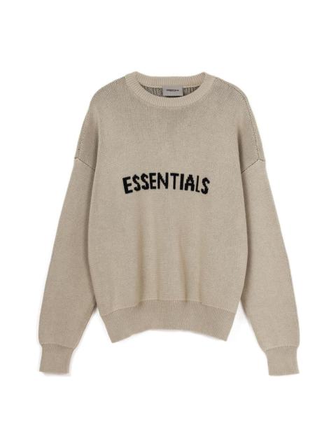 Fear of God Essentials FW21 Knit Pullover Sweater Linen FOG-FW21-109