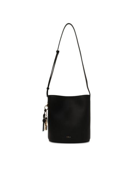 leather bucket bag