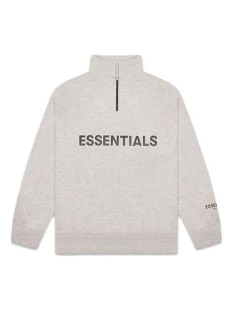 Fear of God Essentials FW20 Half Zip Pullover 'Oatmeal' 0192250500229260