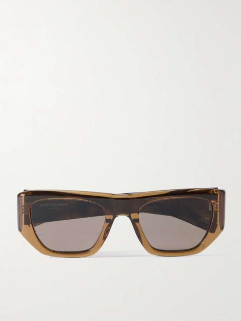 D-frame tortoiseshell acetate sunglasses Brown