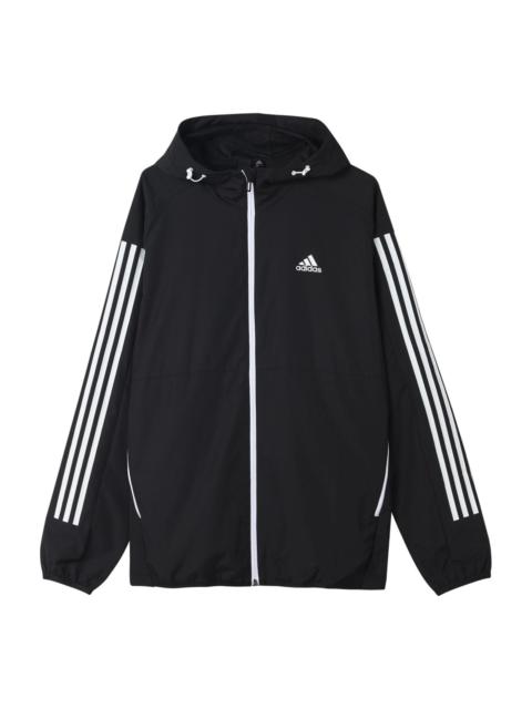 adidas Must Haves 3-Stripes Windbreaker - Black GF3962