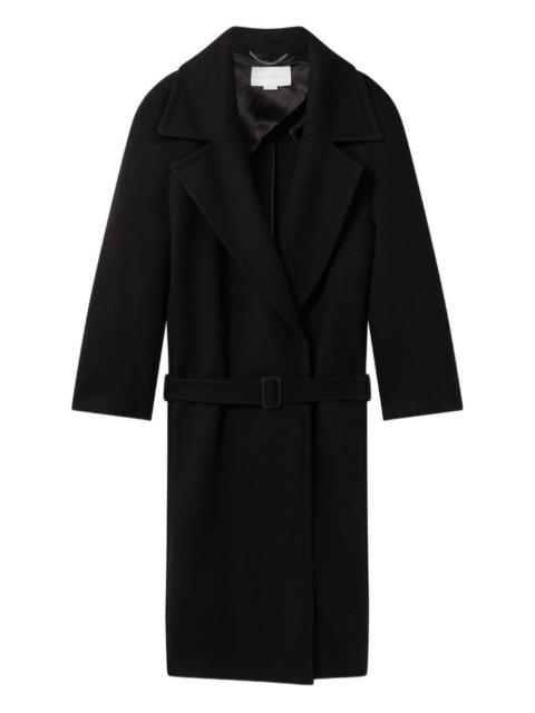 belted wrap coat