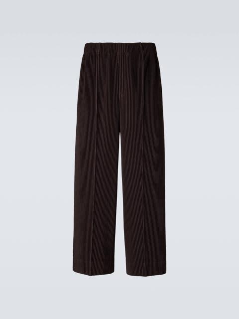 Monthly Colors pleated straight pants