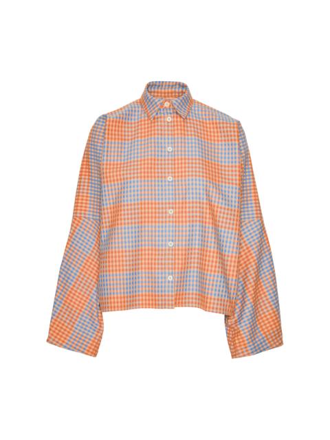 BANANA BLOUSE - ZUZU CHECKS