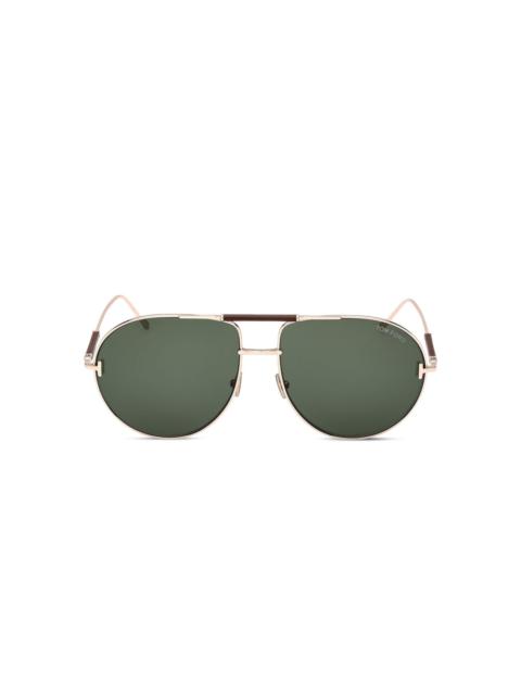pilot-frame sunglasses