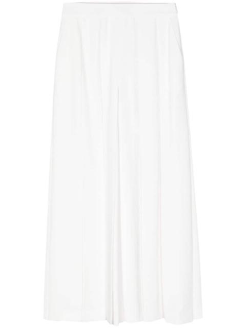 pleated wide-leg trousers