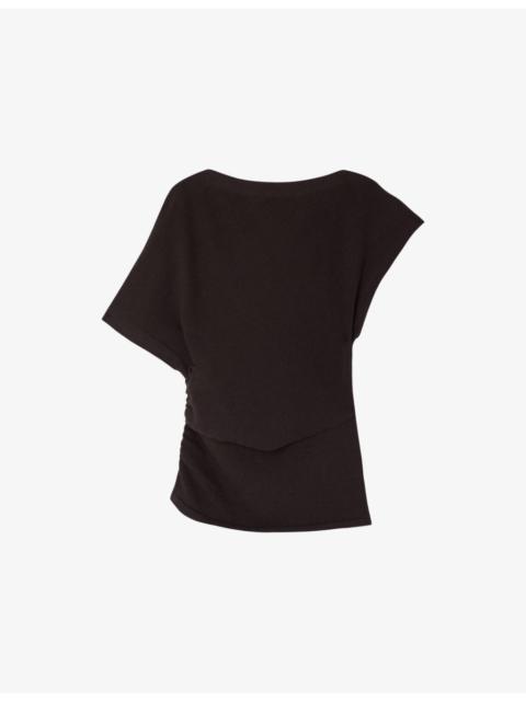 Dalina Asymmetric Knitted Top