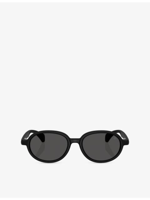 ME8006 Caprice Oval-Frame Injected Sunglasses
