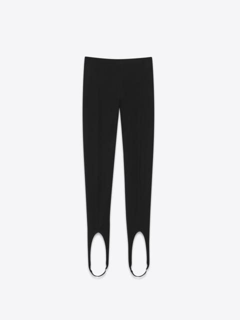 high-rise stirrup leggings in jersey