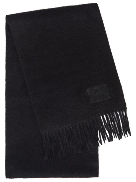 Paul Smith Logo Fringed Cashmere Scarf