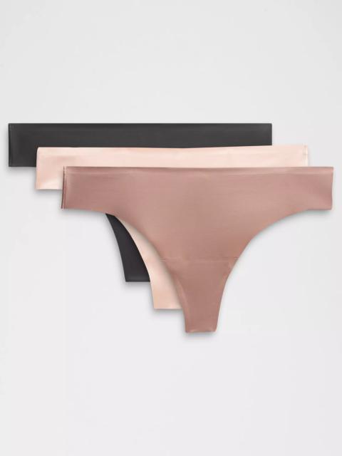 InvisiWear Mid-Rise Thong Underwear *3 Pack