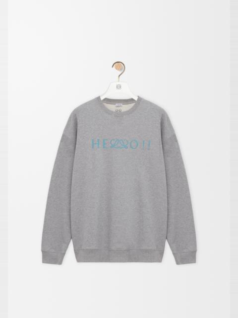 Sweatshirt in cotton