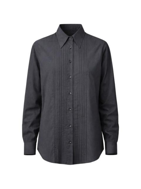 Easy pleated shirt