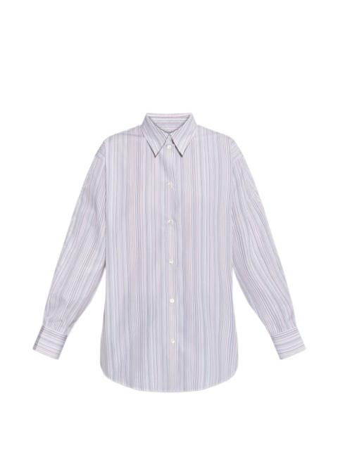 striped buttoned shirt
