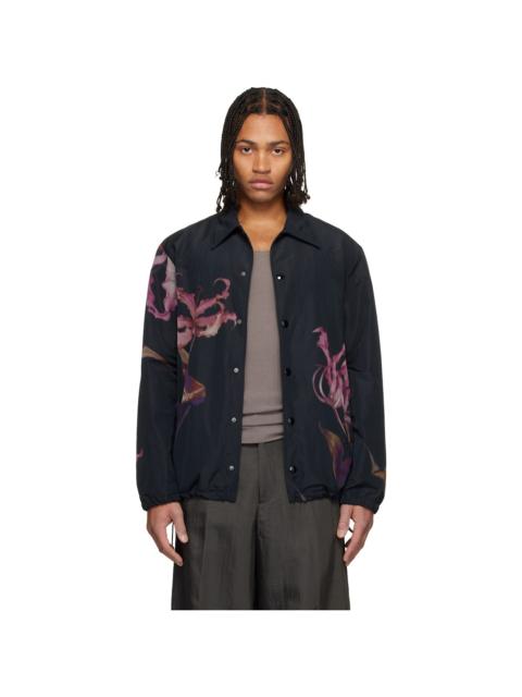 Black Printed Jacket