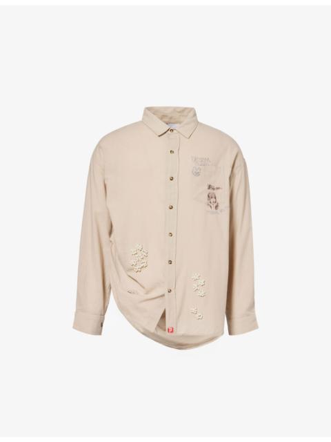 Eternal Youth Long-Sleeves Cotton-Poplin Shirt