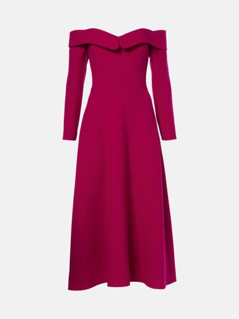Cybil wool midi dress