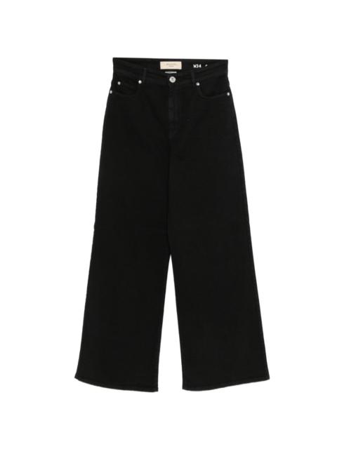 wide-leg five-pockets trousers