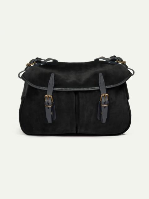 MUSETTE M FISHERMAN'S BAG / SUEDE  -  BLACK