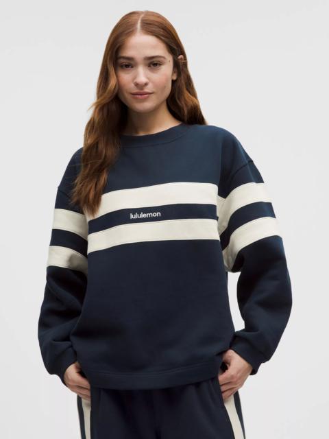 Women's Steady State Oversized Pullover *Stripe