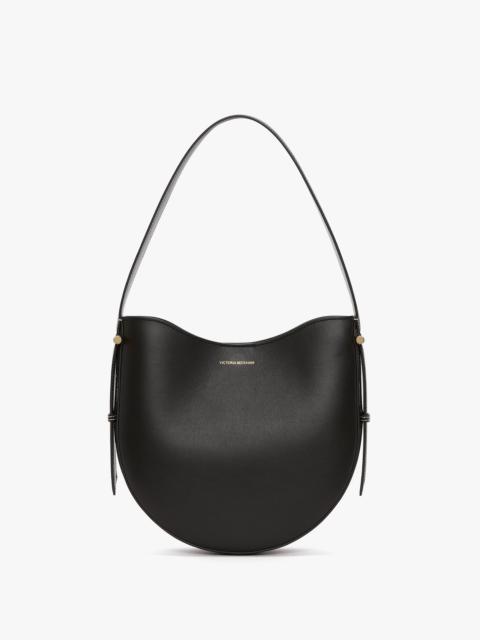 Dia Hobo Bag In Black Smooth Leather