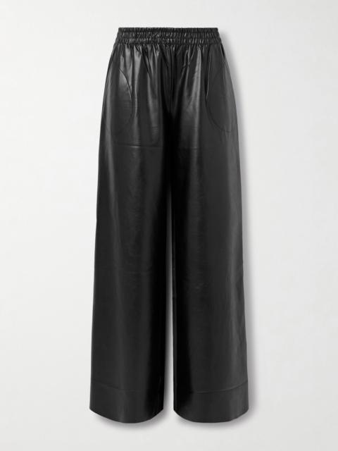 Elephant wide-leg pants Black
