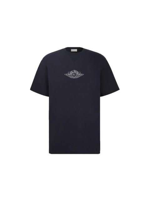 Dior x Jordan Wings T-Shirt Navy
