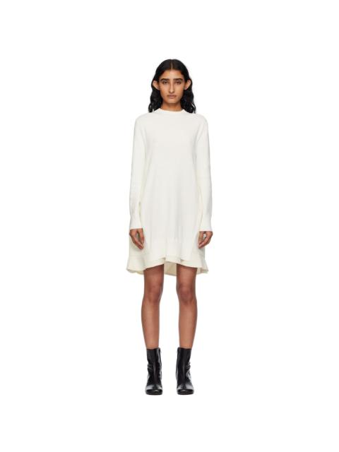 Off-White Suiting Mix Knit Minidress