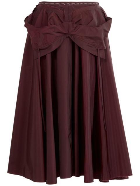 A-line midi skirt
