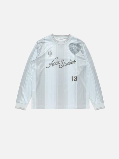 Logo sports jersey top - Grey